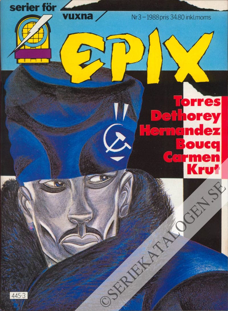 Framsida på Epix #3 (1988)
