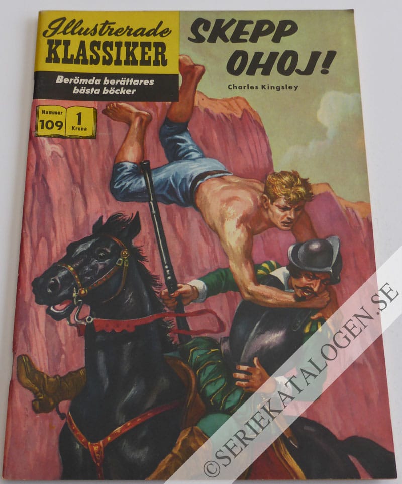 Framsida på Illustrerade Klassiker #109 - Skepp ohoj (1960)