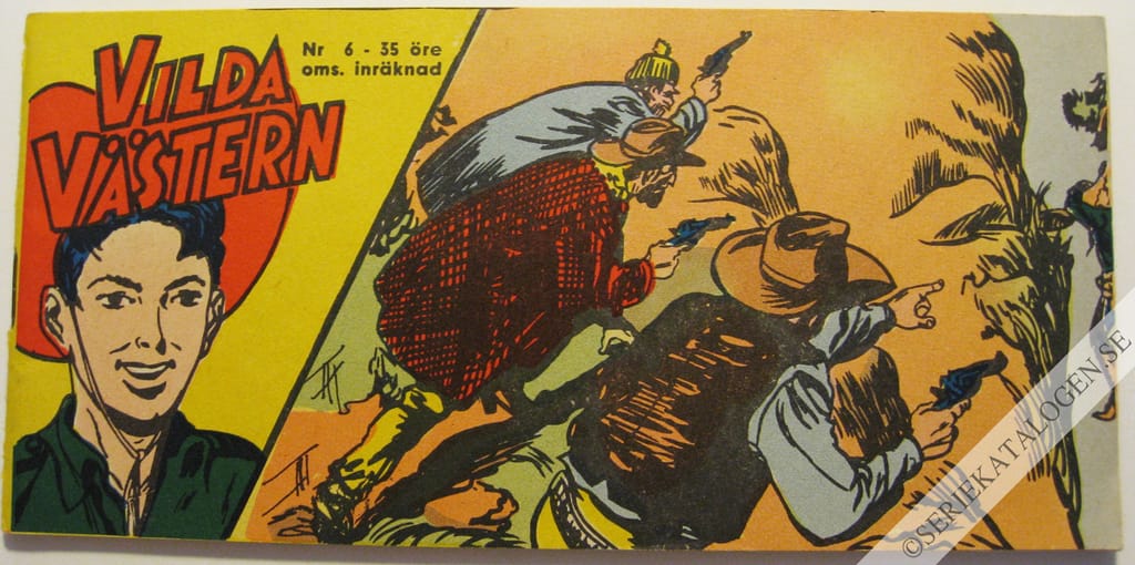 Framsida på Vilda Västern #6 (1962)