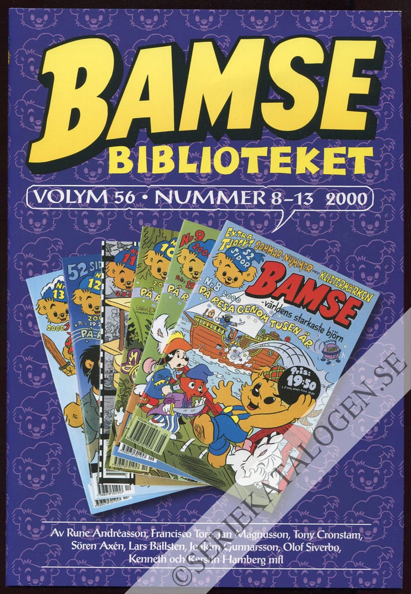 Framsida på Bamsebiblioteket #56 (2014)