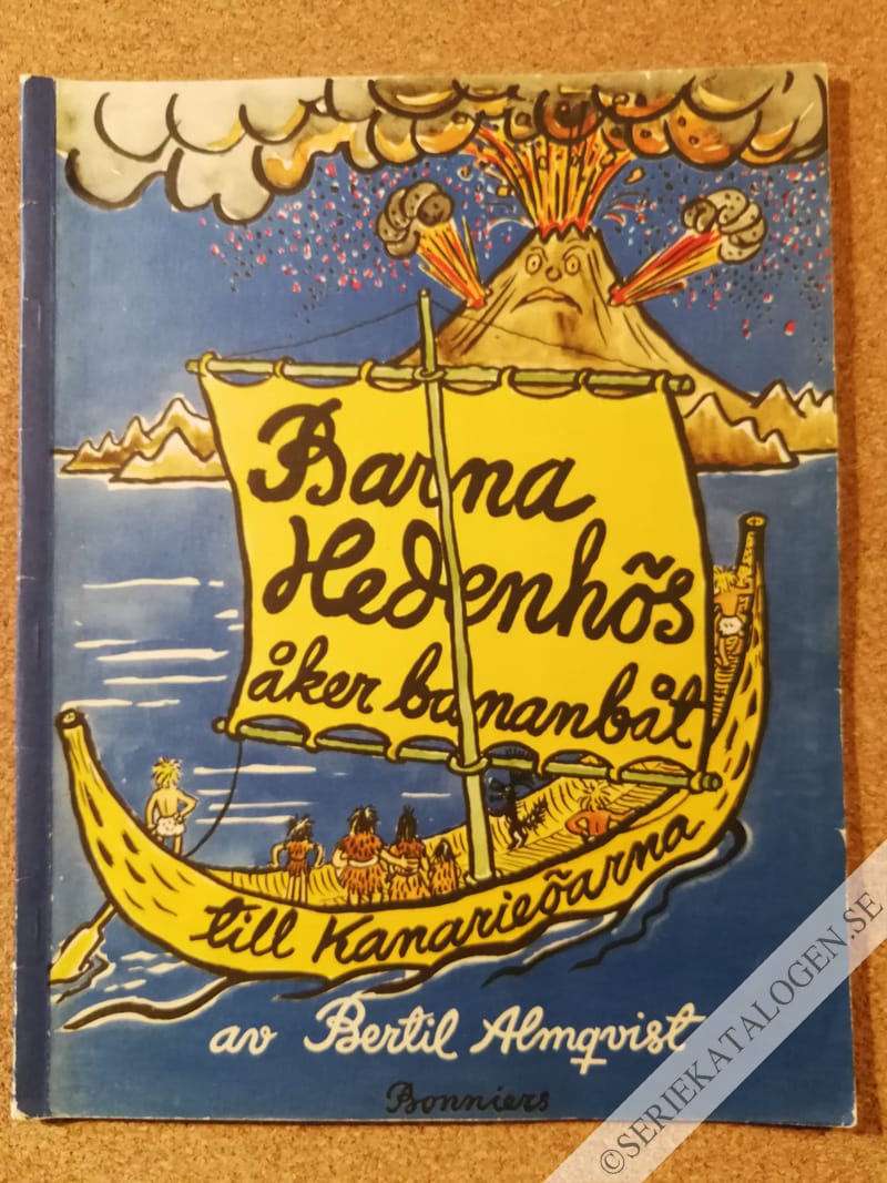 Framsida på Barna Hedenhös åker bananbåt till Kanarieöarna (1960)