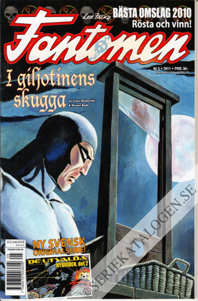 Framsida på Fantomen #5 (2011)