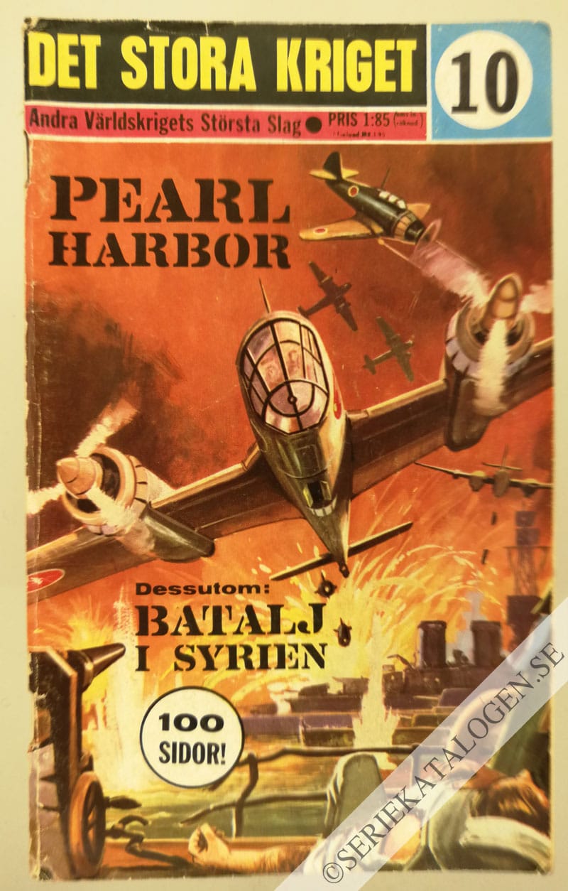 Framsida på Det stora kriget Pearl Harbor / Batalj i Syrien (1966)