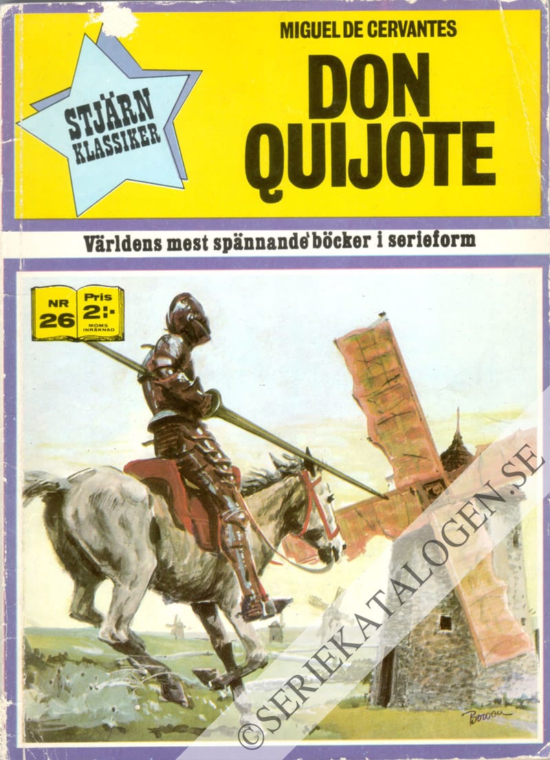 Framsida på Stjärnklassiker Don Quijote (1971)