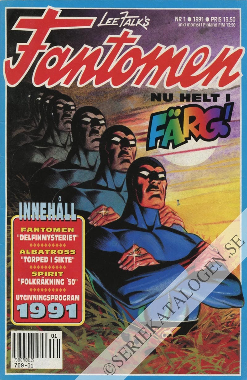 Framsida på Fantomen #1 (1991)