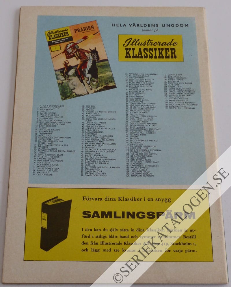 Baksida på Tigrar och förrädare (1962)