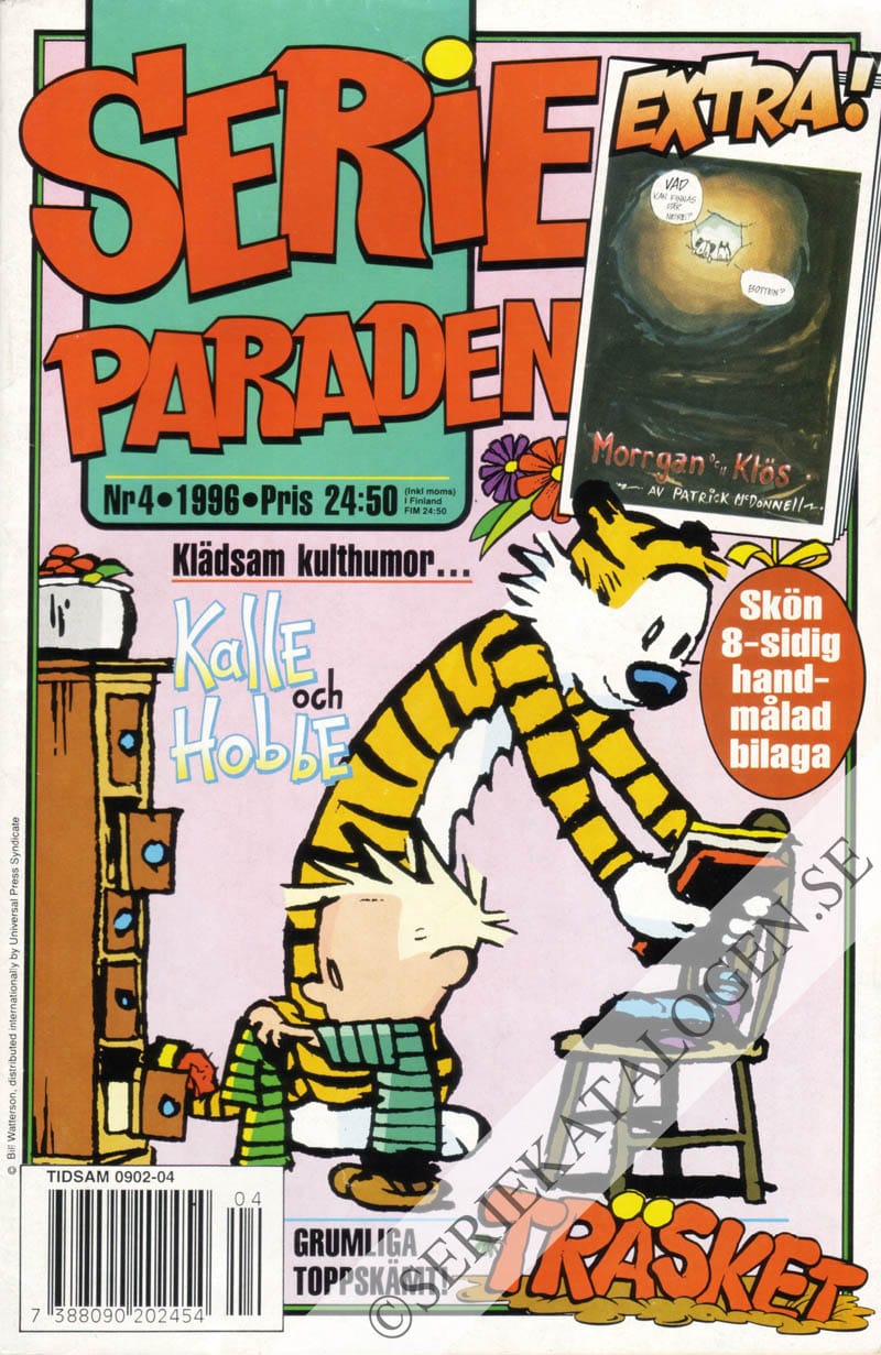 Framsida på Serie-paraden #4 (1996)