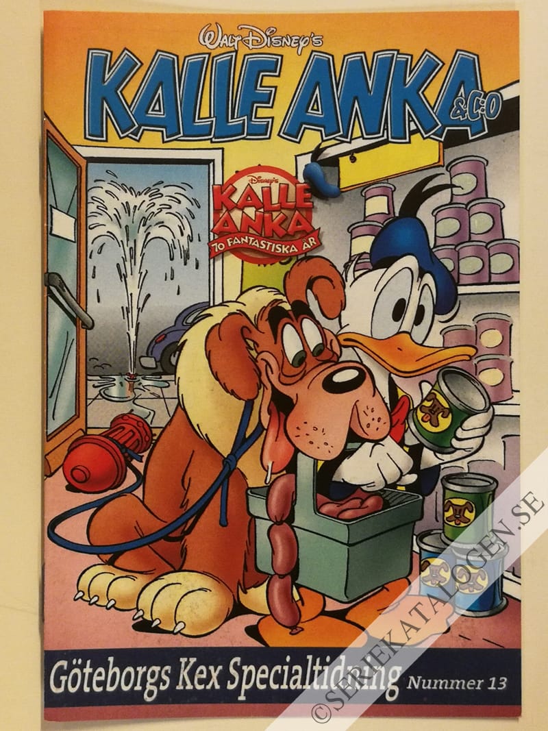 Framsida på Kalle Anka & C:o - Göteborgs Kex specialtidning #13 (2004)