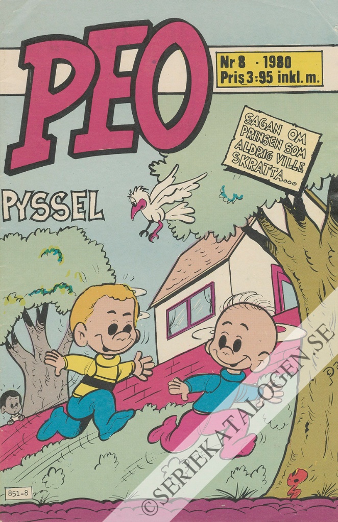 Framsida på Peo #8 (1980)
