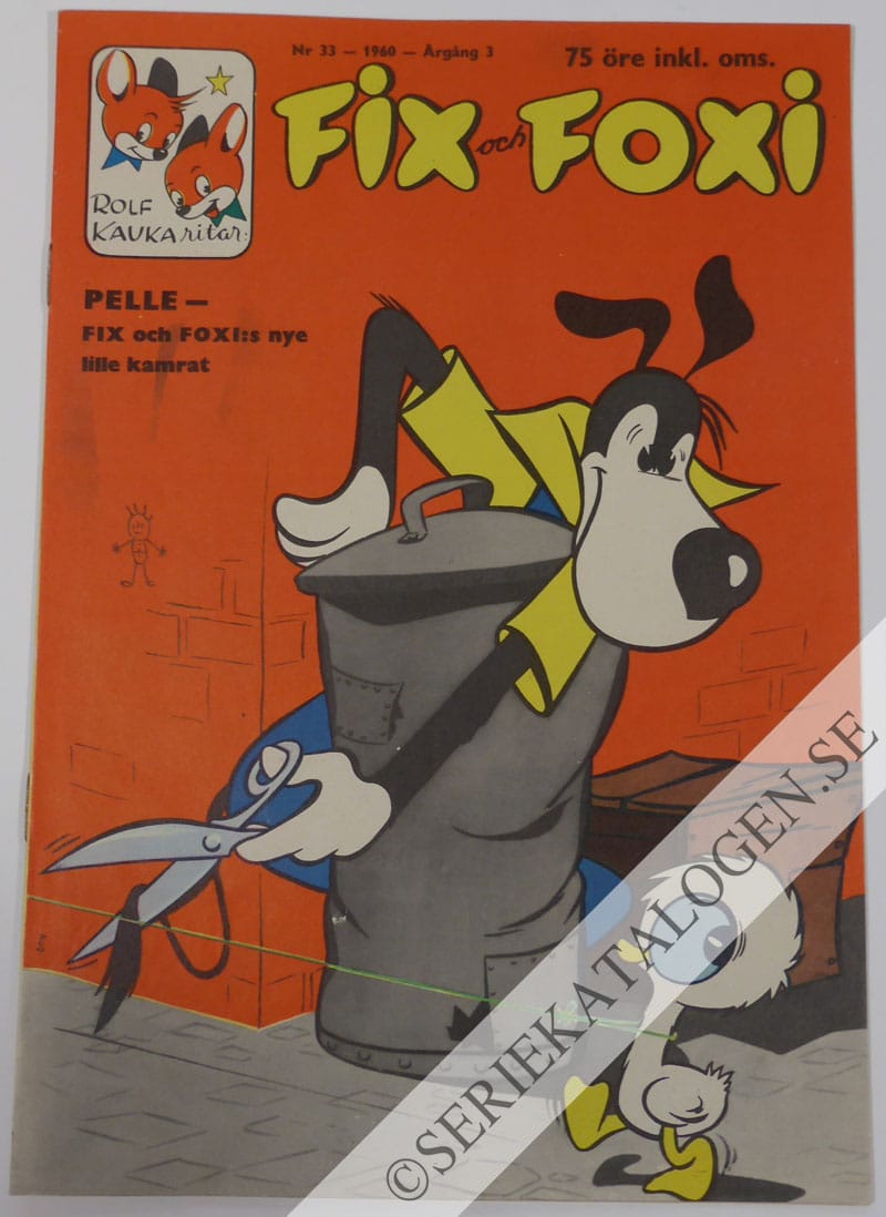 Framsida på Fix och Foxi #33 (1960)