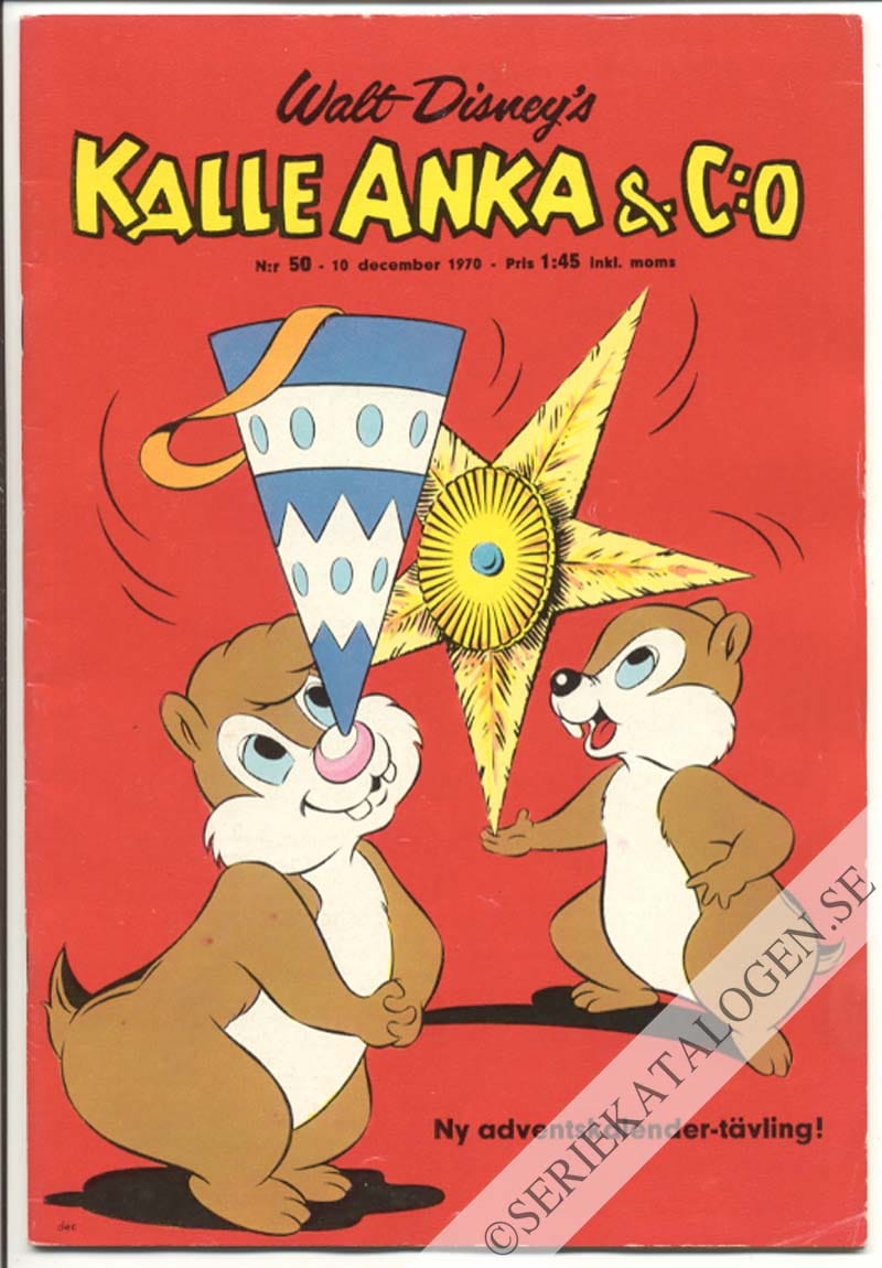Framsida på Kalle Anka & C:o #50 (1970)