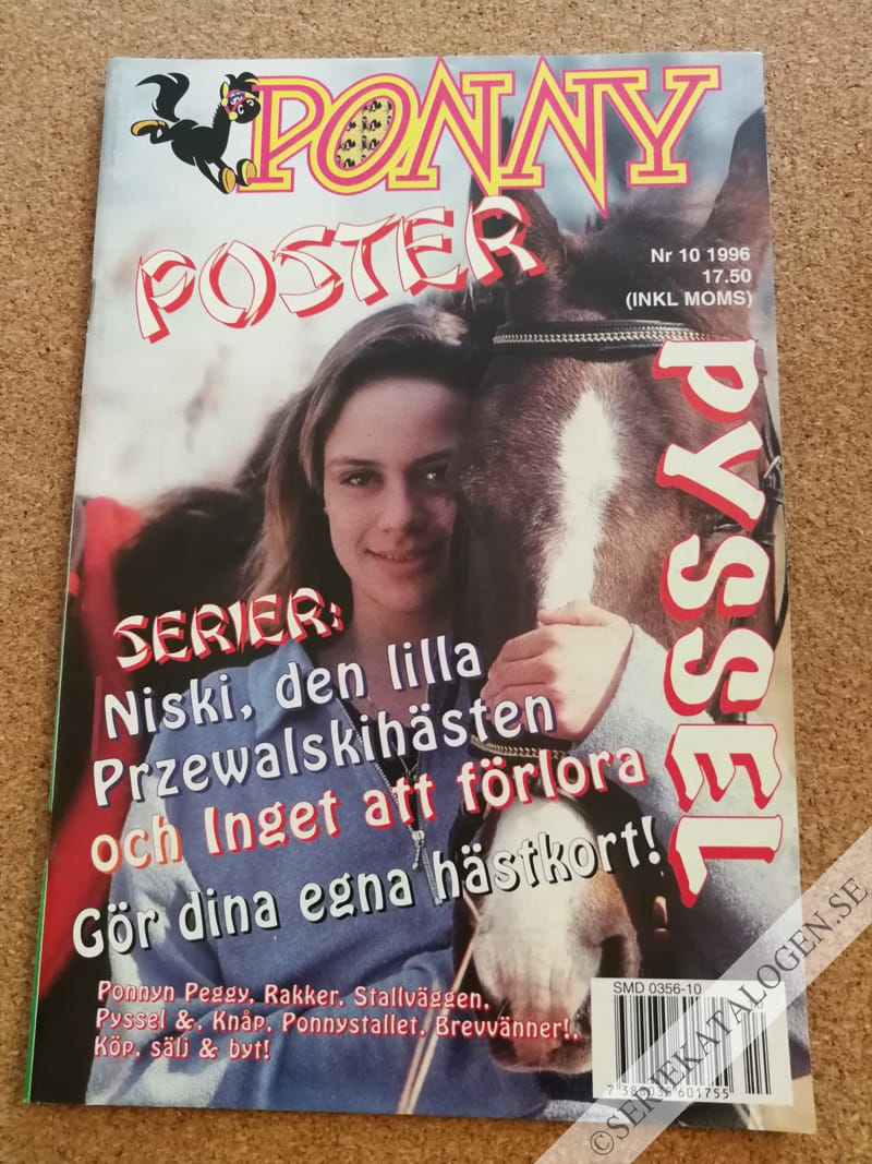 Framsida på Ponny-magasinet #10 (1996)