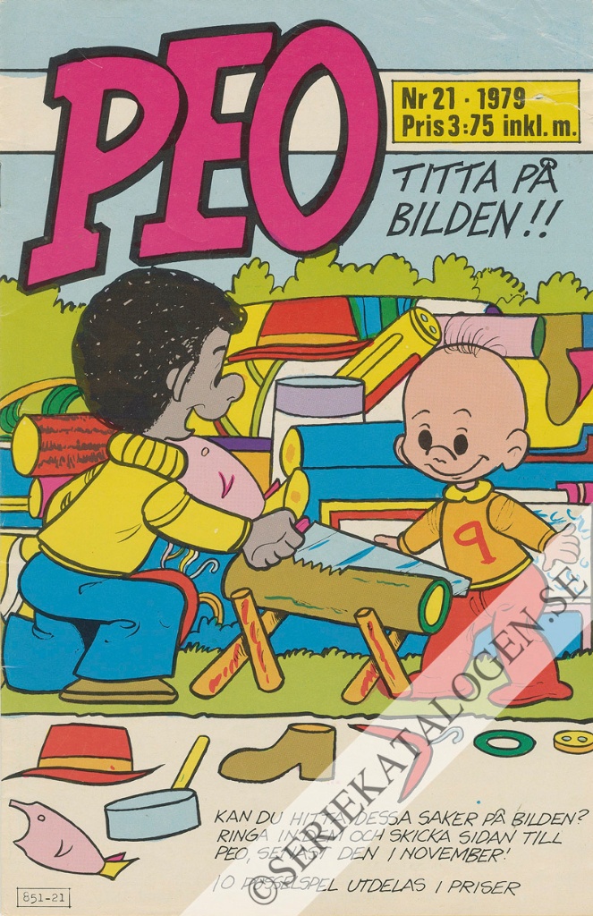 Framsida på Peo #21 (1979)