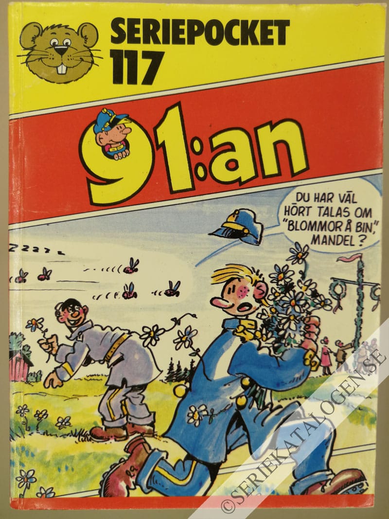 Framsida på Seriepocket #117 - 91:an (1982)
