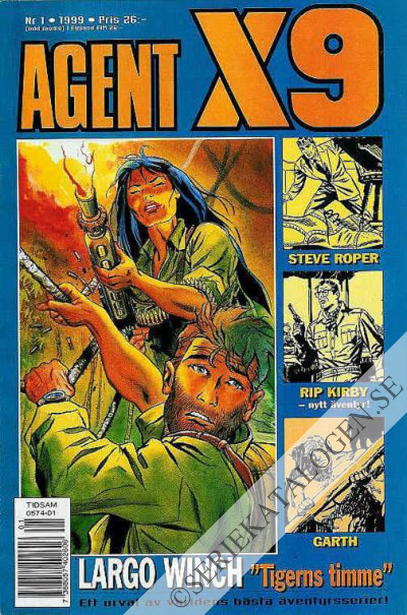 Framsida på Agent X9 #1 (1999)