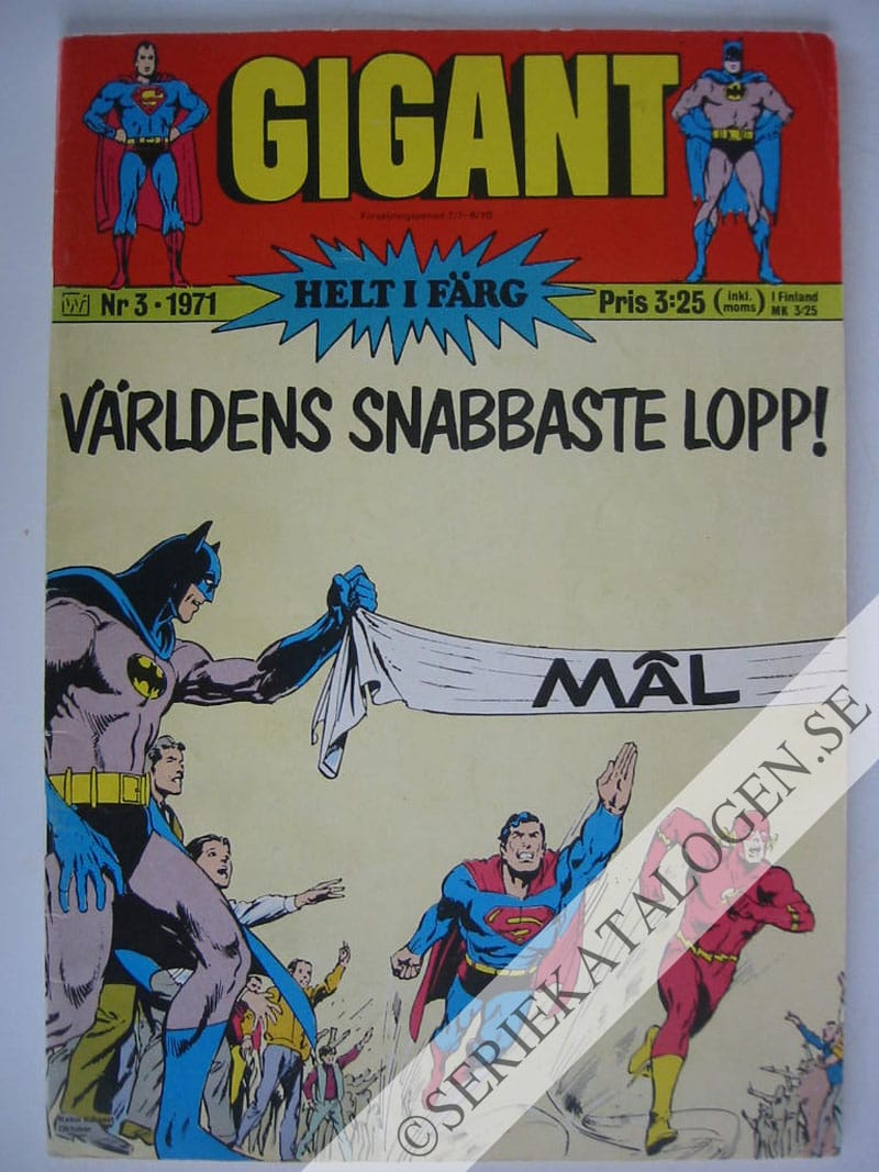 Framsida på Gigant #3 (1971)