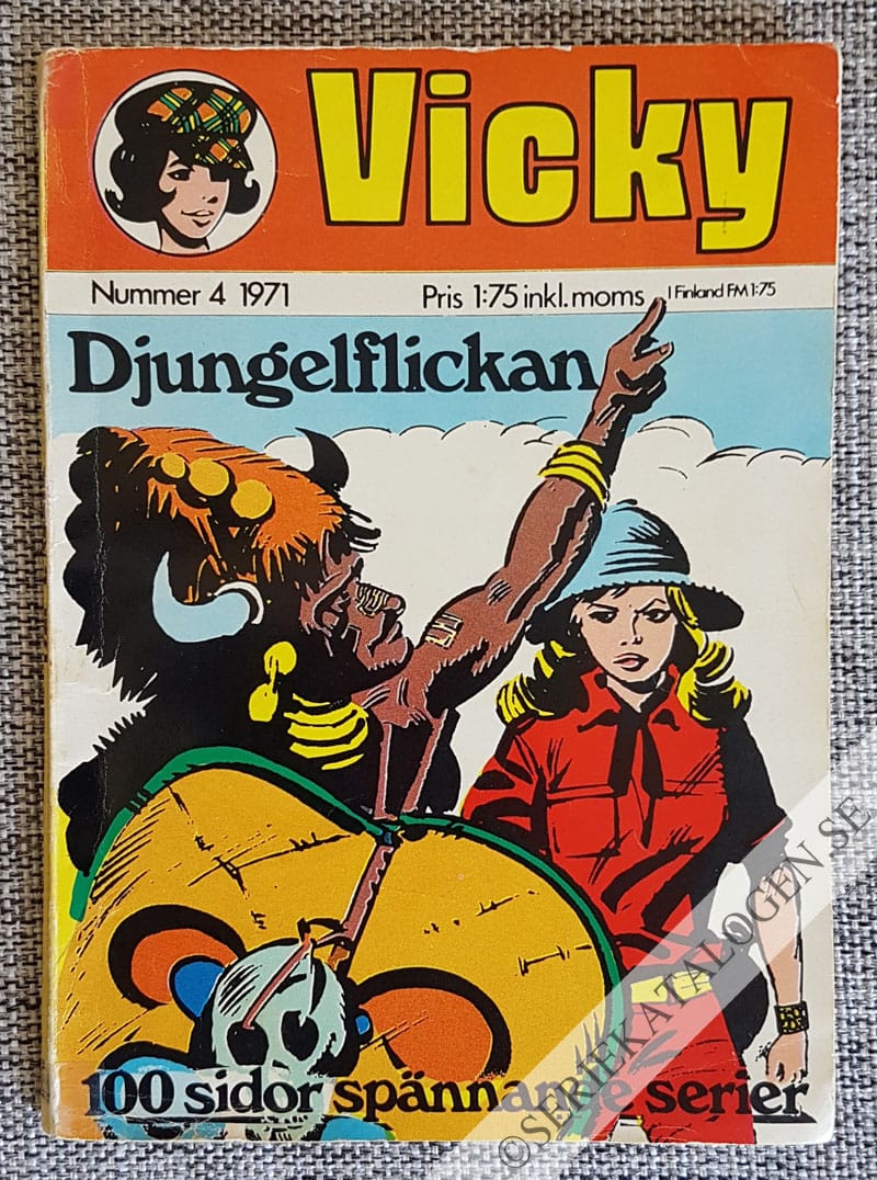 Framsida på Vicky #4 (1971)