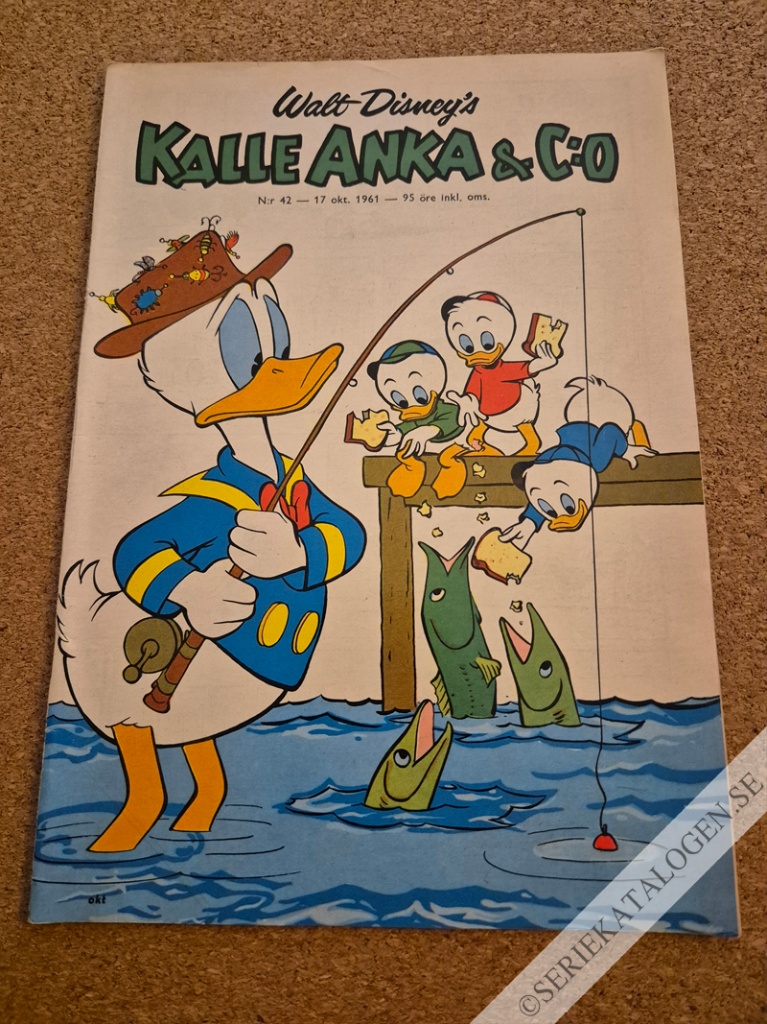 Framsida på Kalle Anka & C:o #42 (1961)