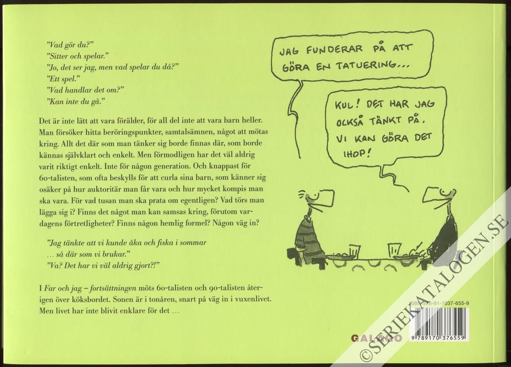 Baksida på Fortsättningen (2012)