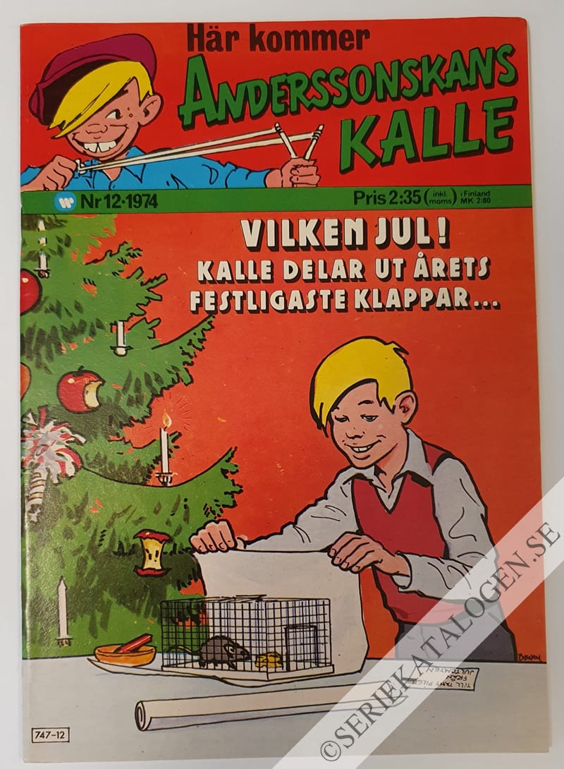Framsida på Anderssonskans Kalle #12 (1974)