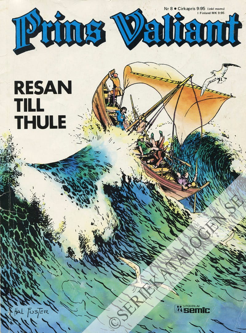 Framsida på Prins Valiant Resan till Thule (1976)