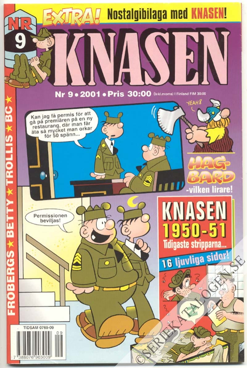 Framsida på Knasen #9 (2001)