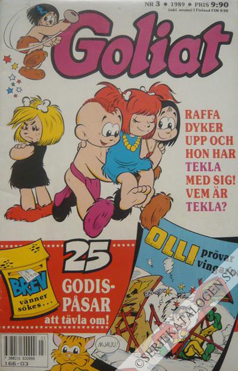 Framsida på Goliat #3 (1989)
