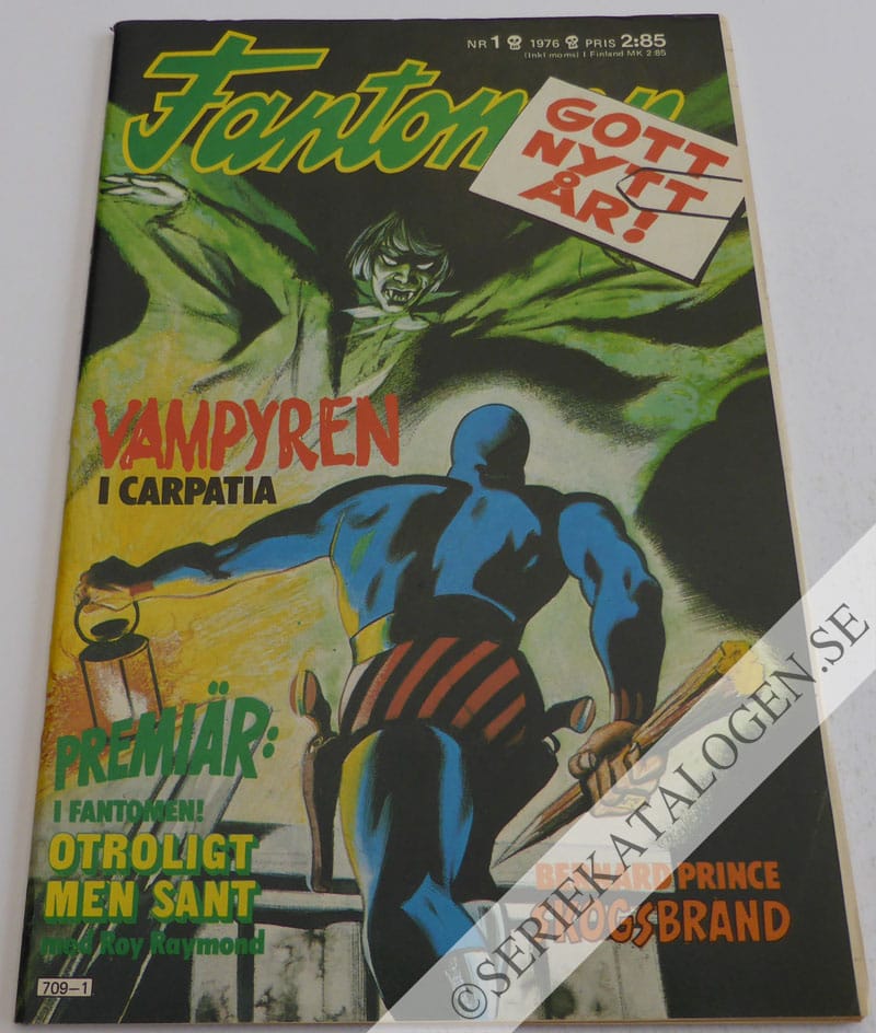 Framsida på Fantomen #1 (1976)