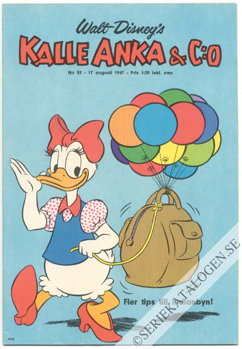Framsida på Kalle Anka & C:o #33 (1967)