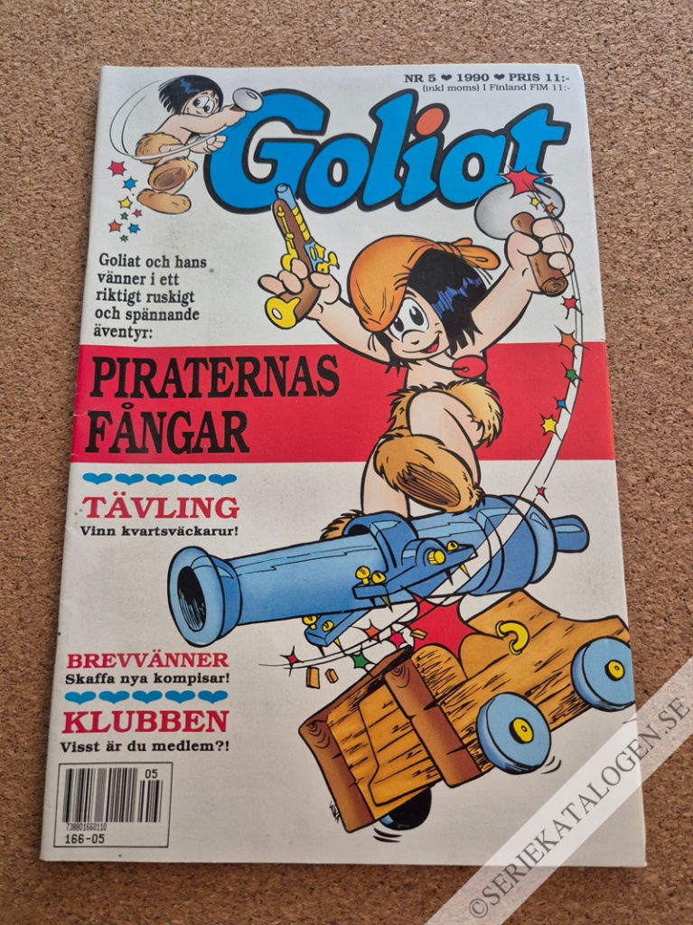 Framsida på Goliat #5 (1990)