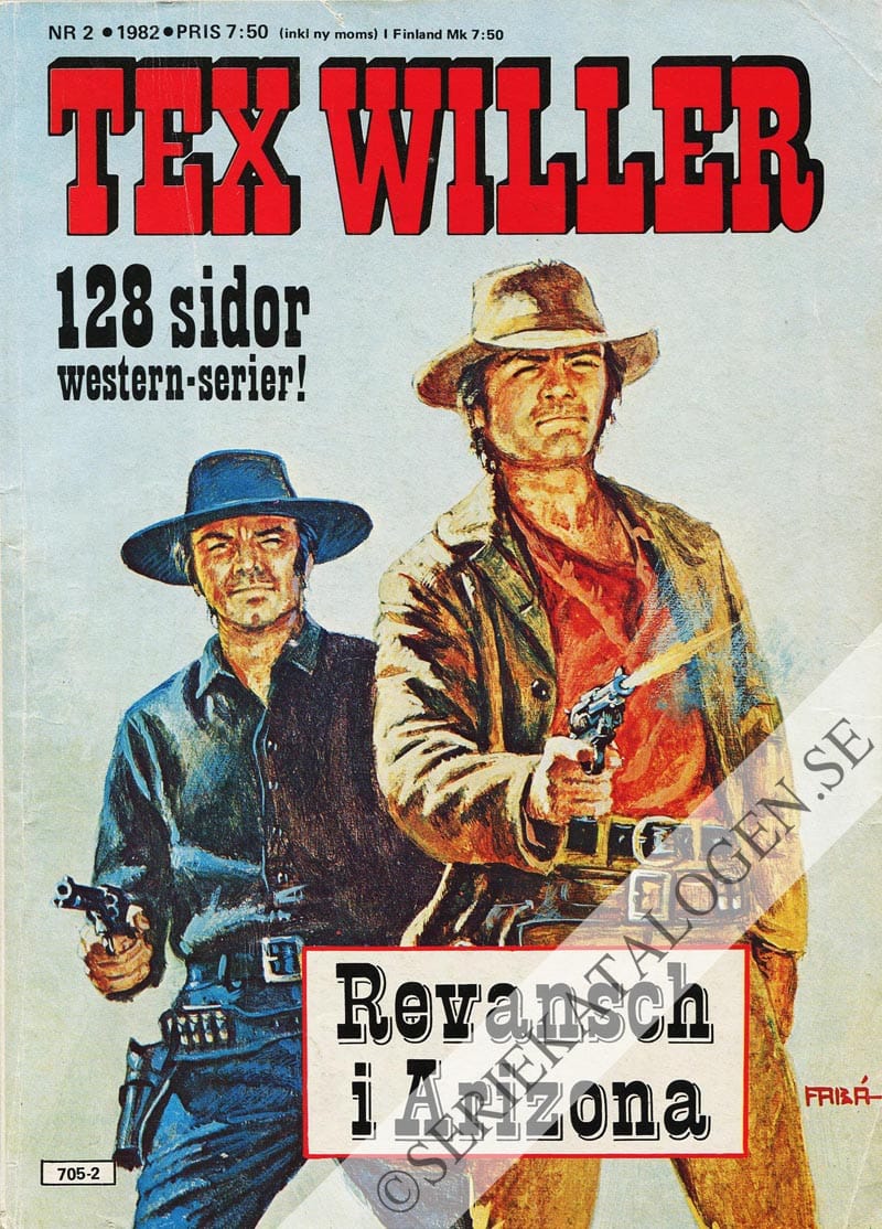 Framsida på Tex Willer #2 (1982)
