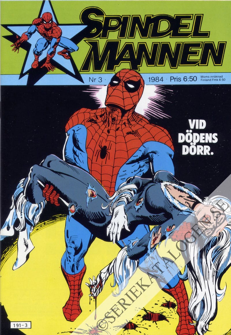 Framsida på Spindelmannen #3 (1984)