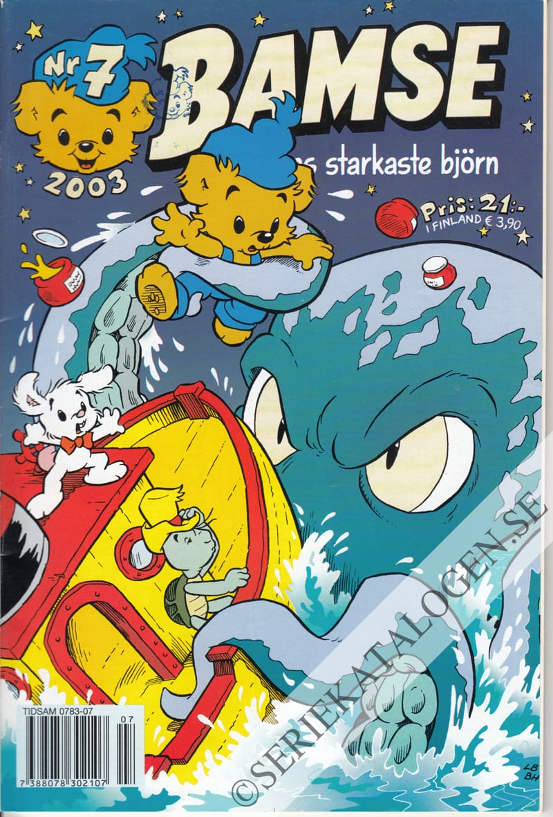 Framsida på Bamse #7 (2003)