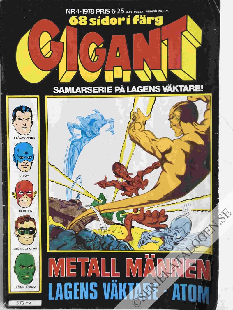 Framsida på Gigant #4 (1978)