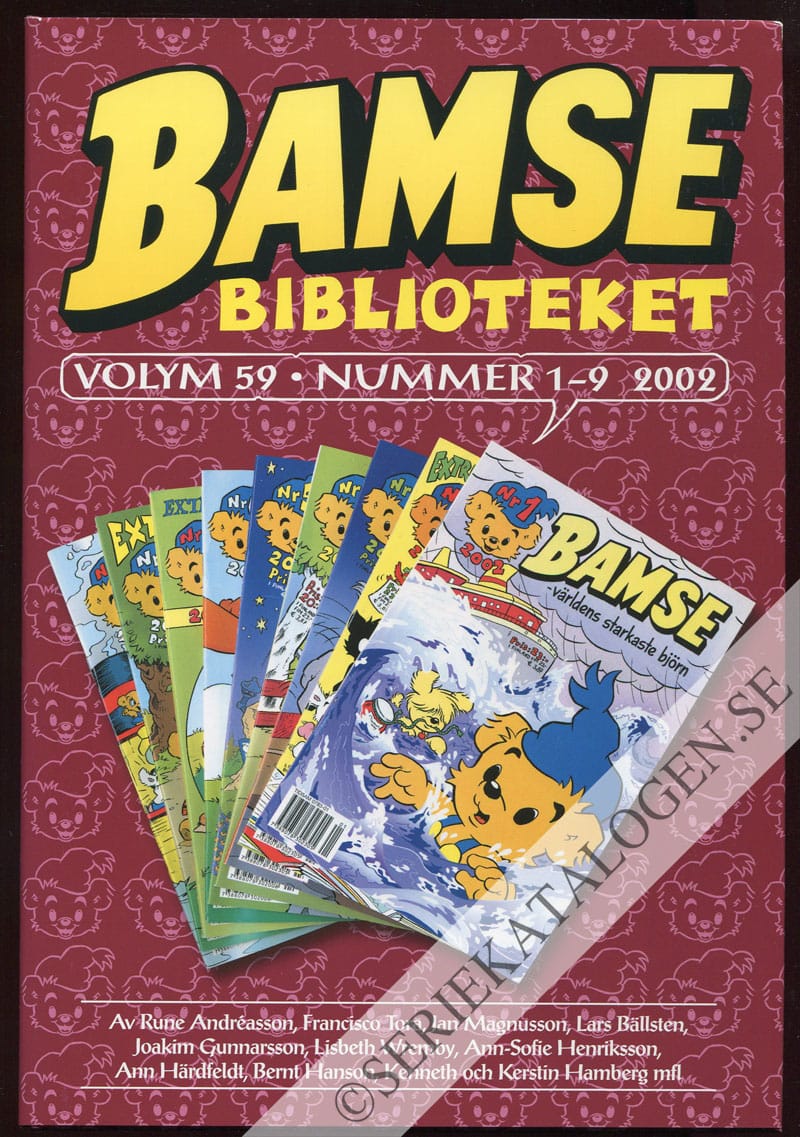 Framsida på Bamsebiblioteket #59 (2014)