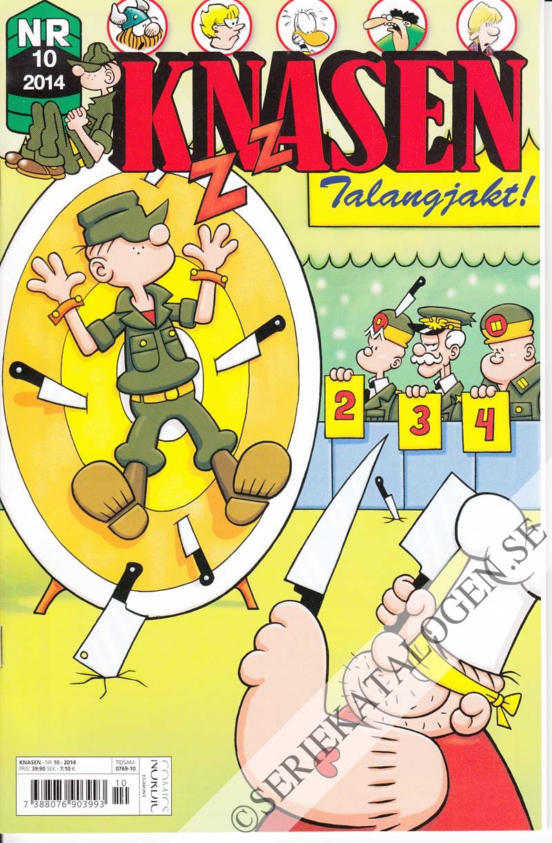 Framsida på Knasen #10 (2014)