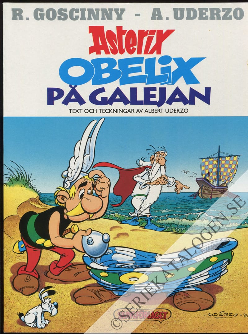 Framsida på Asterix Obelix på galejan (1996)
