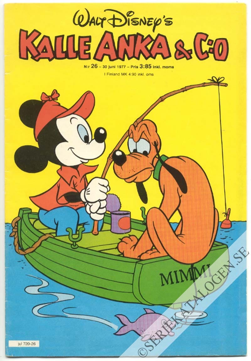 Framsida på Kalle Anka & C:o #26 (1977)