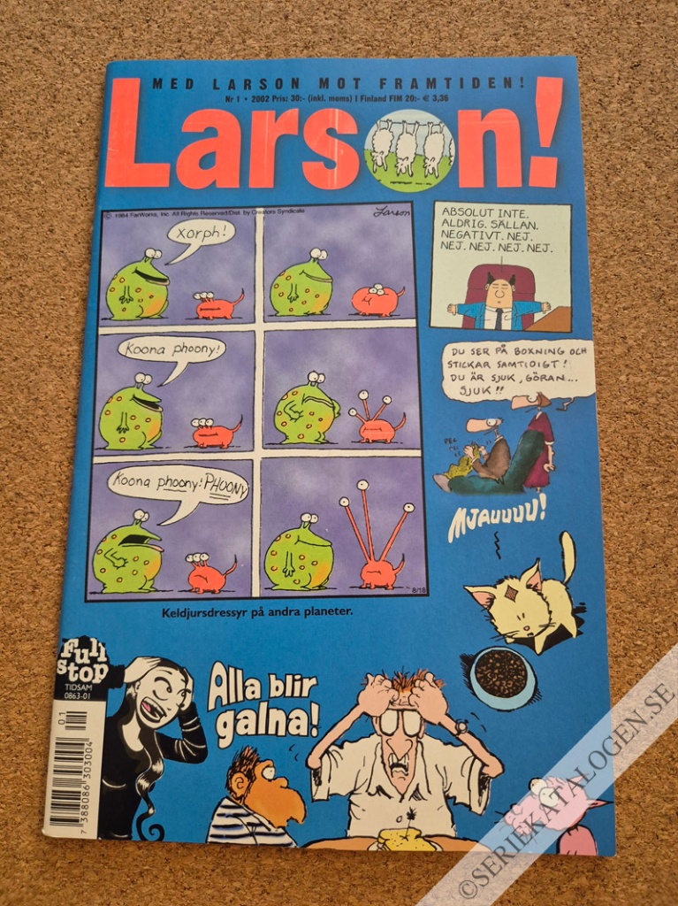 Framsida på Larson! #1 (2002)