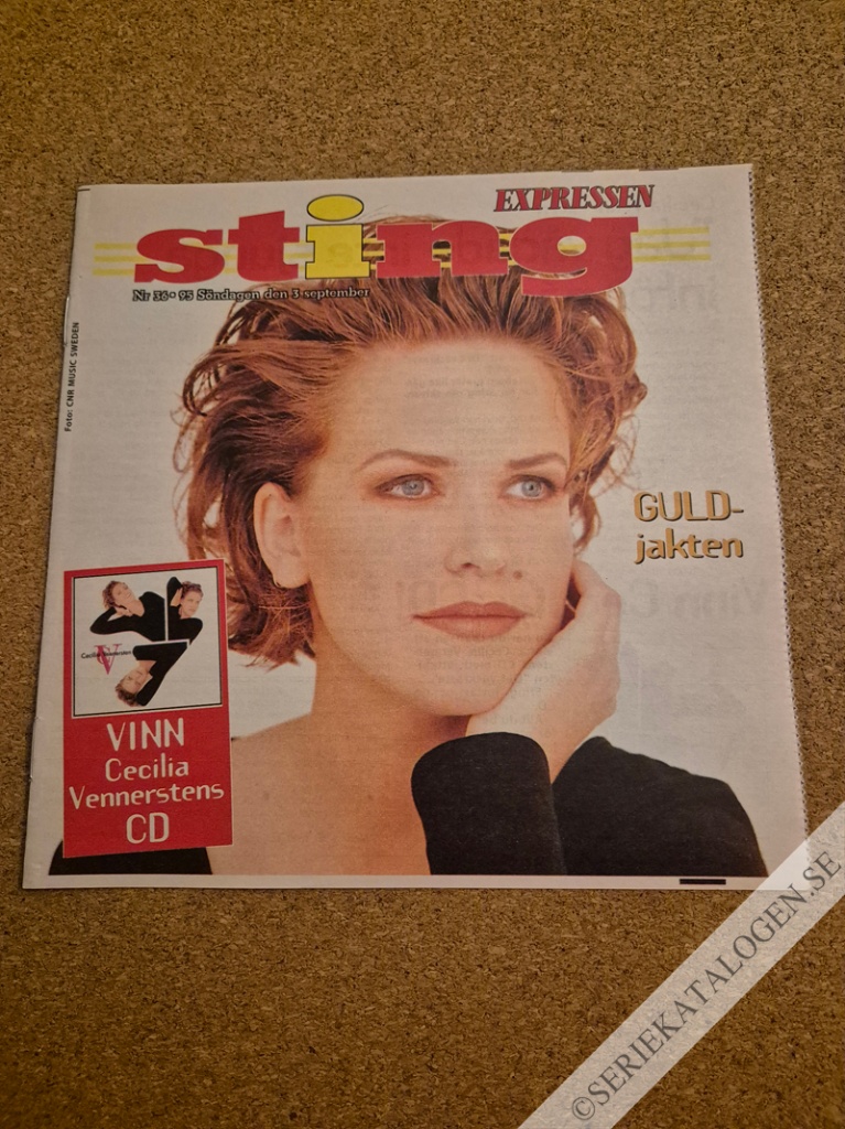 Framsida på Sting-Expressen #36 (1995)
