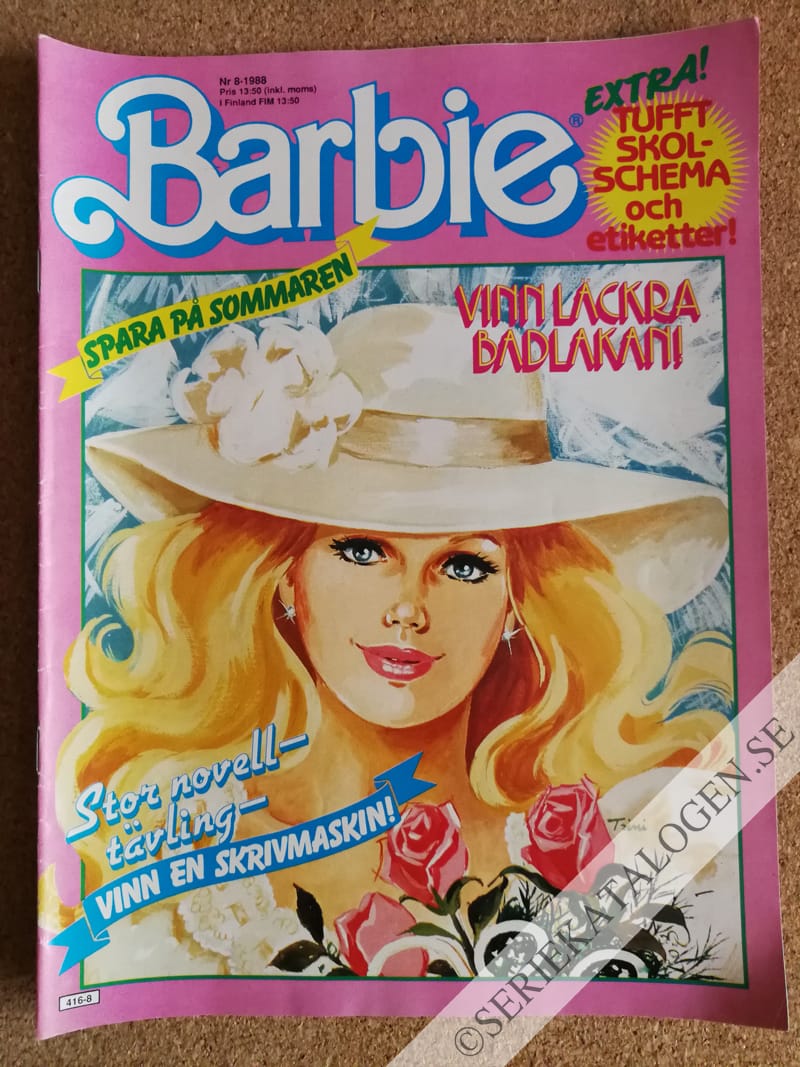 Framsida på Barbie #8 (1988)