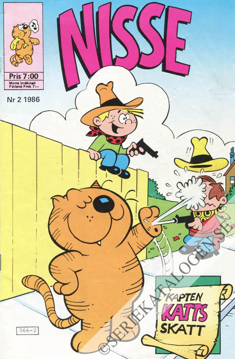 Framsida på Katten Nisse #2 (1986)