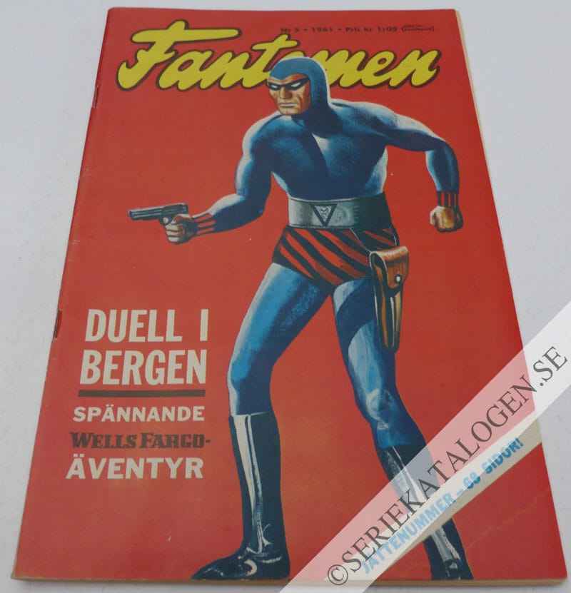 Framsida på Fantomen #5 (1961)