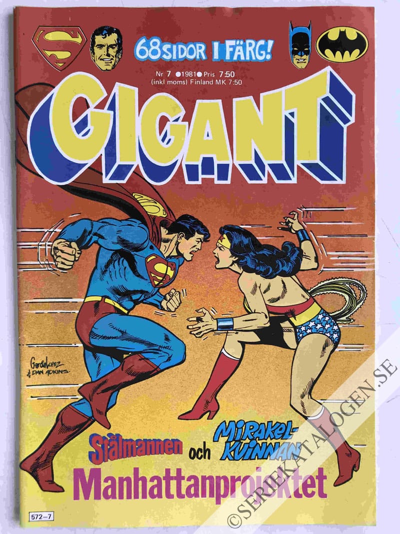 Framsida på Gigant #7 (1981)
