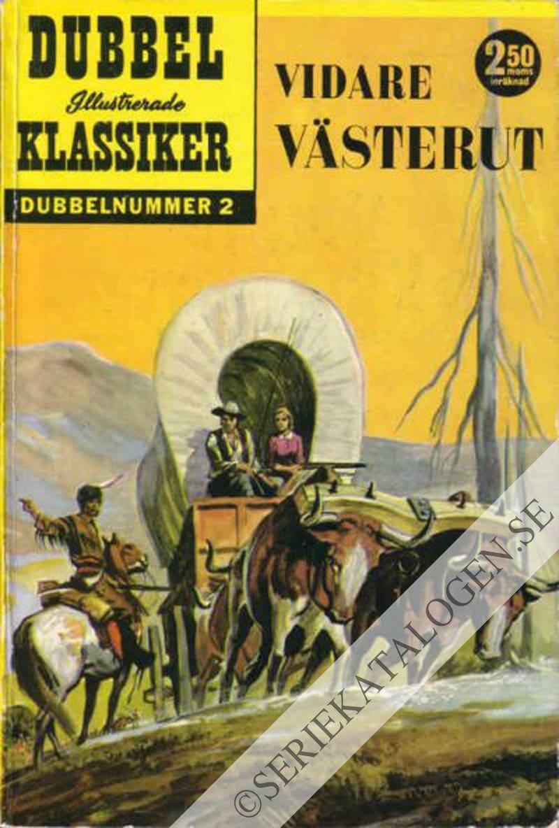 Framsida på Vidare västerut (195?)