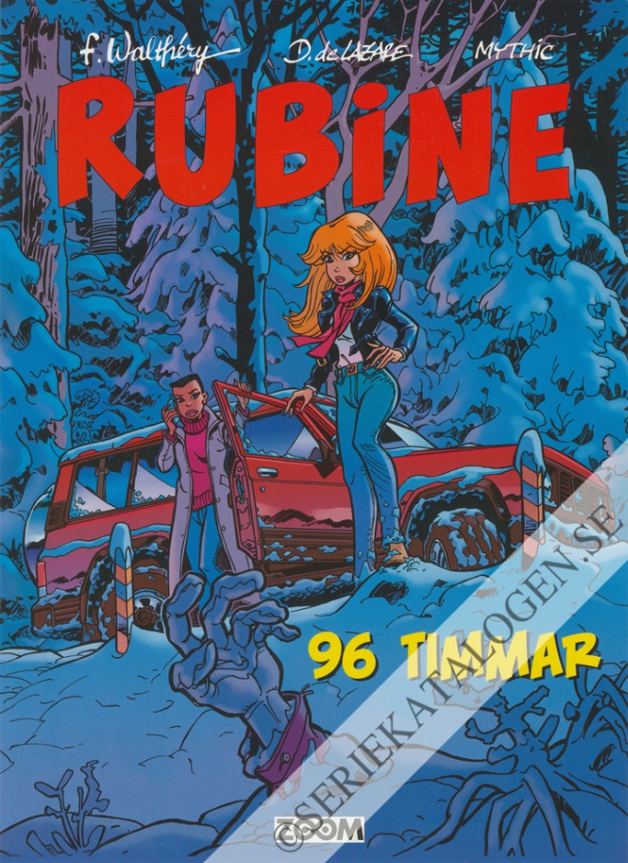 Framsida på Rubine 96 timmar (2017)