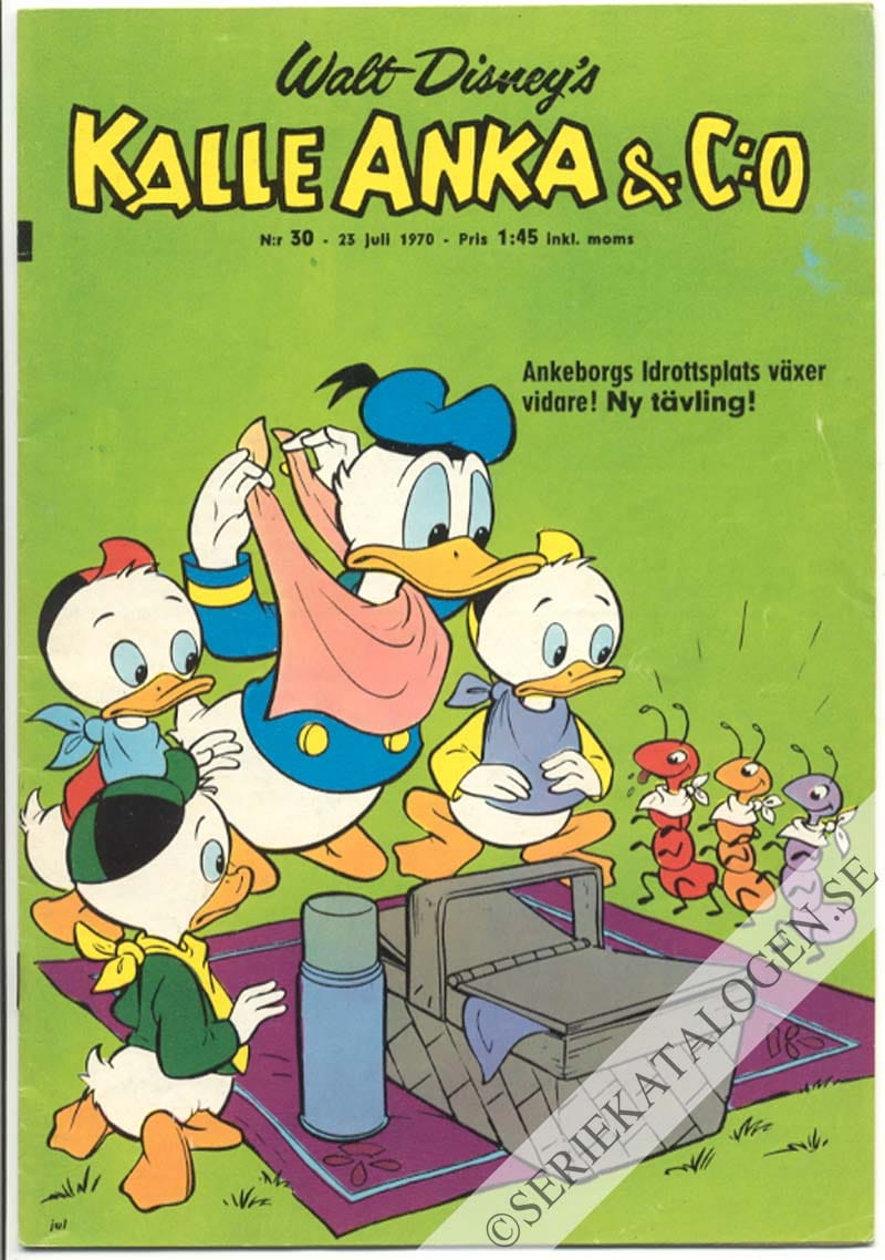 Framsida på Kalle Anka & C:o #30 (1970)
