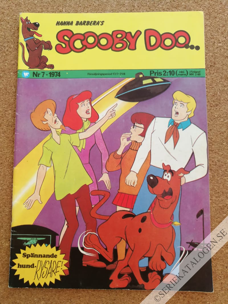 Framsida på Scooby Doo #7 (1974)