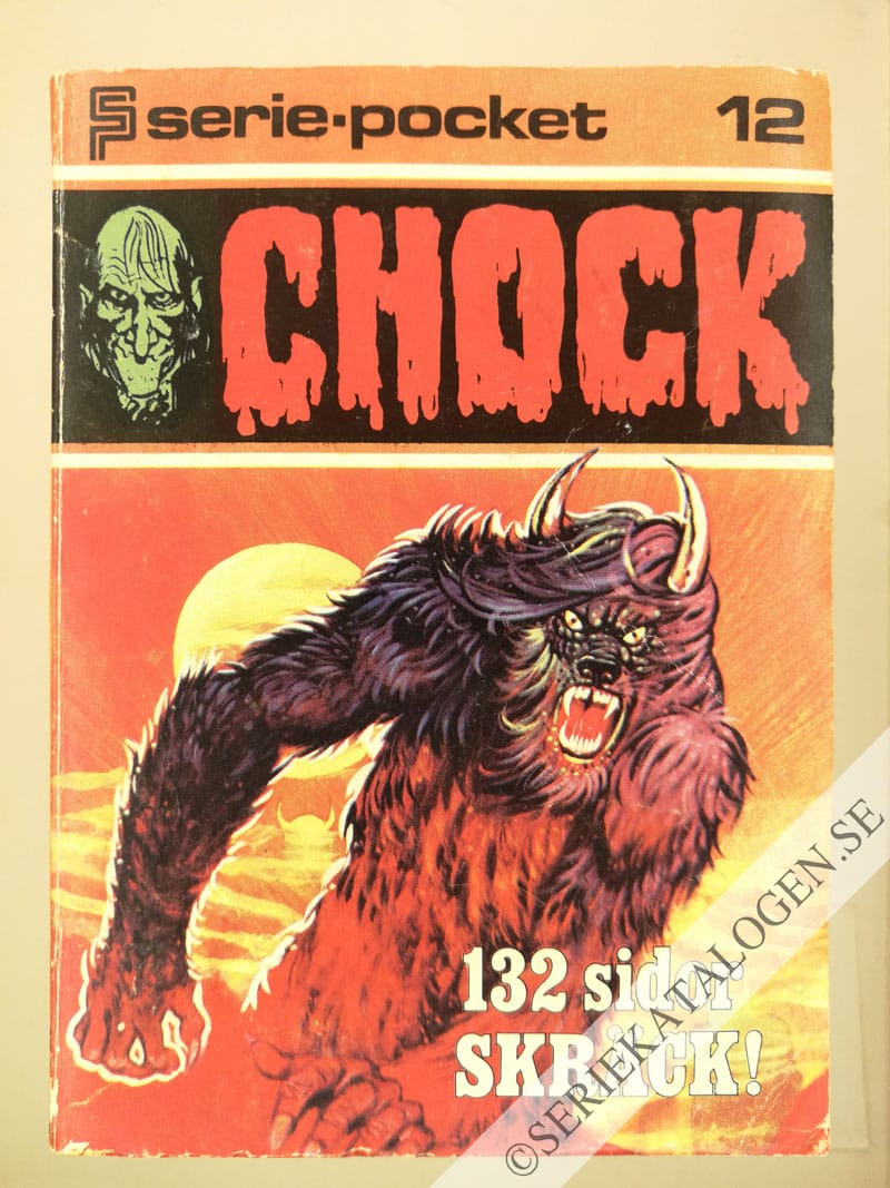 Framsida på Seriepocket Chock (1973)