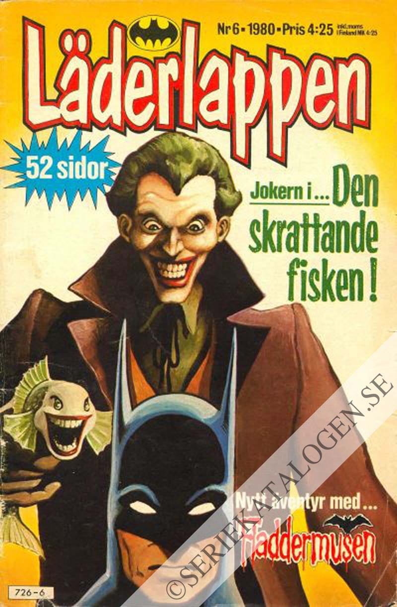 Framsida på Läderlappen och Robin #6 (1980)